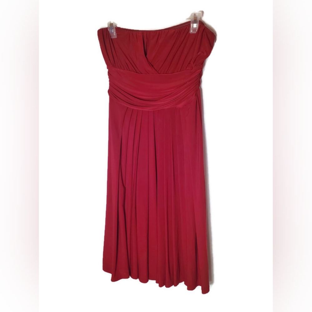 Limited Red Tube Top Dress